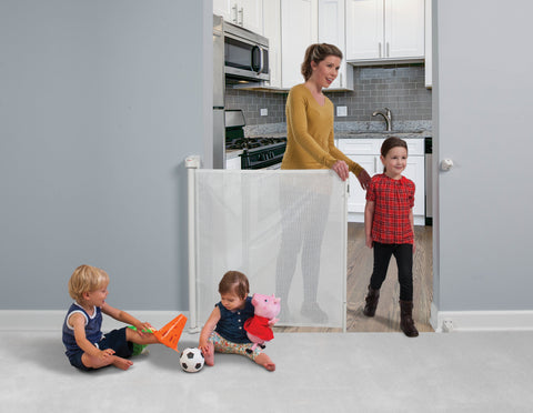 Puerta de Seguridad Infantil Retráctil (140 cm)