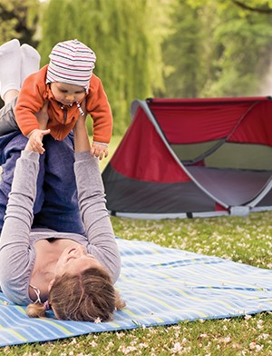 Carpa para Niños con Filtro UV PeaPod (Rojo)