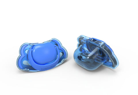Pack de 2 Chupetes Azul - Forma Ortodóntica