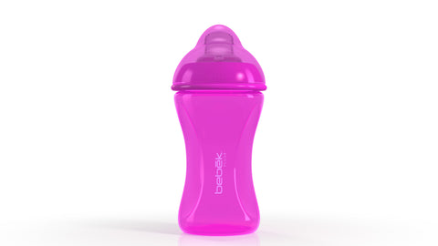 Vaso Entrenamiento 240 ml. - Boquilla Silicona SenseFlo™-(Morado)