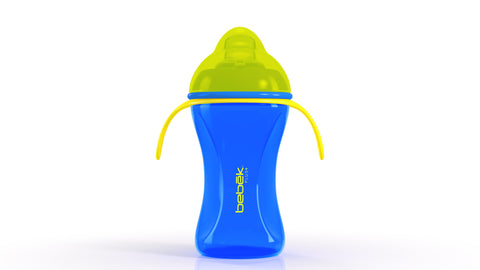 Vaso Entrenamiento 240 ml. - SenseFlo™- (Celeste/Amarillo)