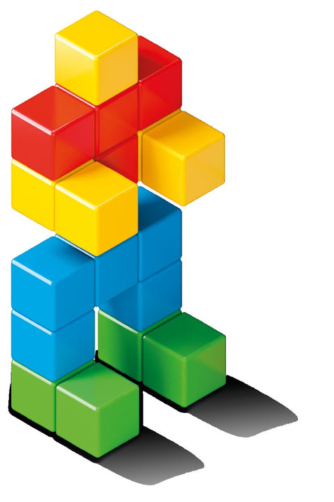 Cubos Magnéticos MAGICUBE Colores (64 cubos) - Linea Ecológica