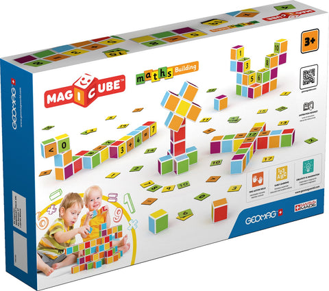Cubos Magnéticos MAGICUBE Números y Matemáticas (16 Cubos + 45 clips)