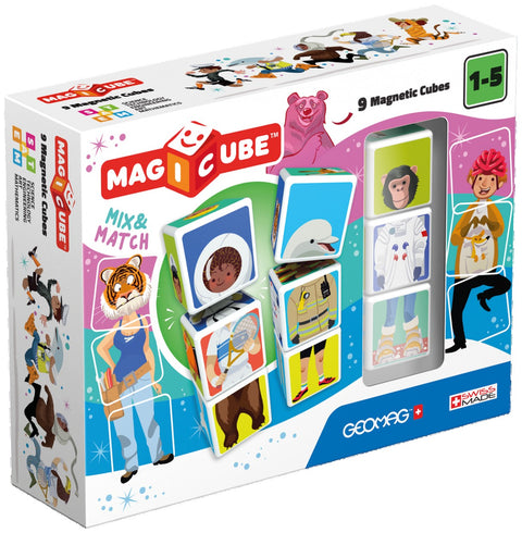 Cubos Magnéticos MAGICUBE Figuras Combinadas (9 piezas)