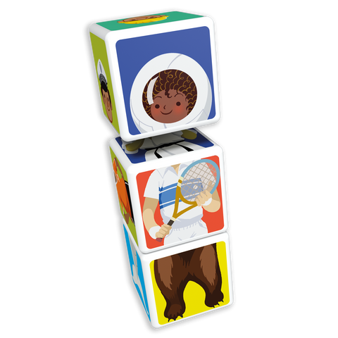 Cubos Magnéticos MAGICUBE Figuras Combinadas (9 piezas)