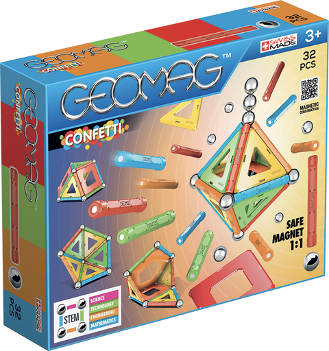 Juego de Creación Magnético Confetti (32 piezas)