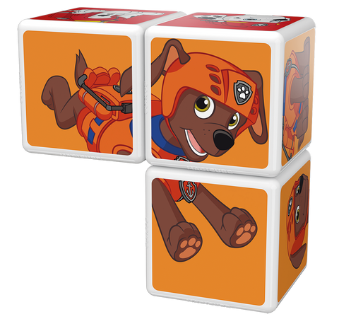 Cubos Magnéticos MAGICUBE Paw Patrol - Marshall, Rubble y Zuma (3 piezas)