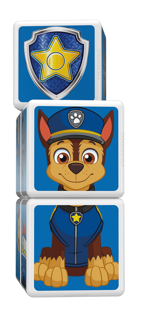 Cubos Magnéticos MAGICUBE Paw Patrol - Auto de Policía de Chase (5 piezas)