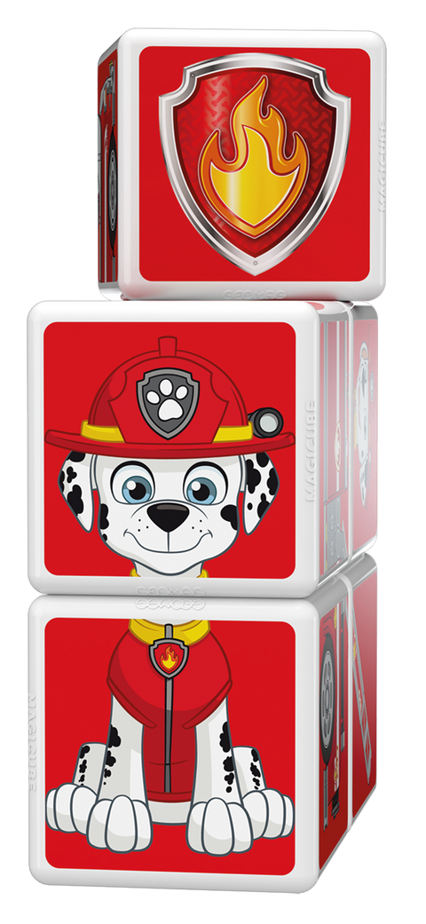Cubos Magnéticos - Camión de Bomberos de Marshall (5 piezas)