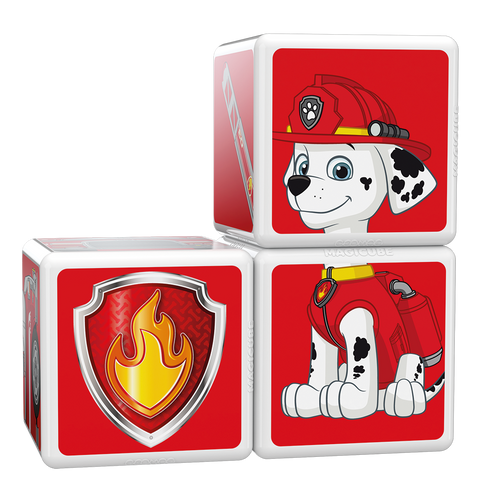 Cubos Magnéticos - Camión de Bomberos de Marshall (5 piezas)