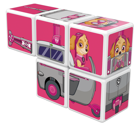 Cubos Magnéticos MAGICUBE Paw Patrol - Helicoptero de Skye (5 piezas)