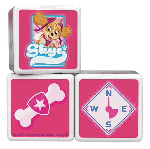 Cubos Magnéticos MAGICUBE Paw Patrol - Helicoptero de Skye (5 piezas)