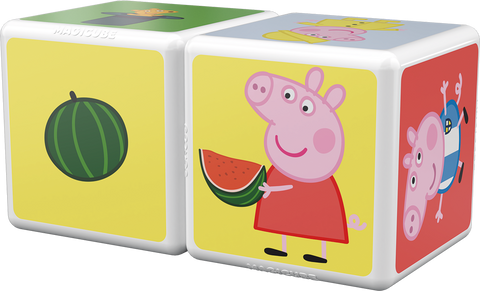 Cubos Magnéticos MAGICUBE Peppa Pig - Descubre y Combina (2 piezas)