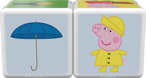 Cubos Magnéticos MAGICUBE Peppa Pig - Descubre y Combina (2 piezas)