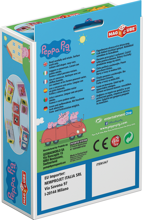 Cubos Magnéticos MAGICUBE Peppa Pig - Descubre y Combina (2 piezas)