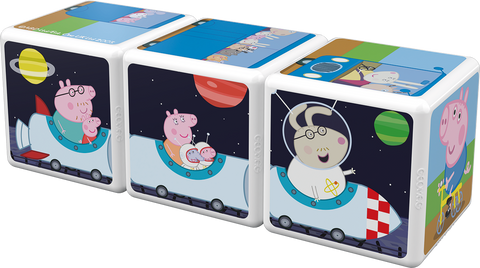 Cubos Magnéticos MAGICUBE - Viaja con Peppa Pig (3 piezas)