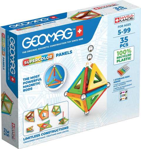Juego de Creación Magnético SuperColor (35 piezas)