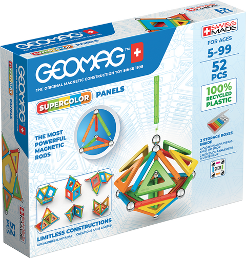 Juego de Creación Magnético SuperColor (52 piezas)