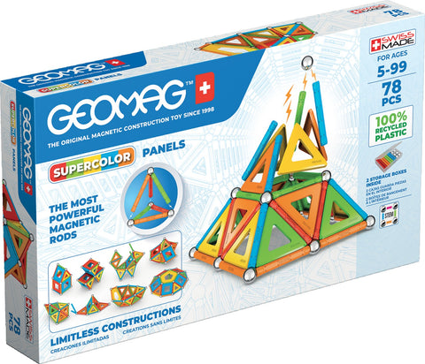 Juego de Creación Magnético SuperColor (78 piezas)