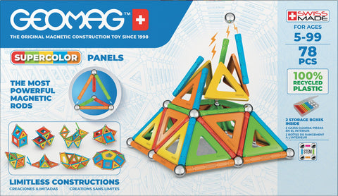Juego de Creación Magnético SuperColor (78 piezas)