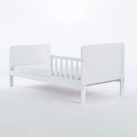 PACK: Cama de Transición Montessori Blanca OLEX + Colchón Respirable AeroSleep (140 x 70)