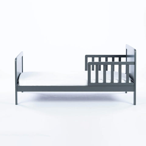 Cama de Transición Montessori con Cajonera Gris OLEX (140 x 70)