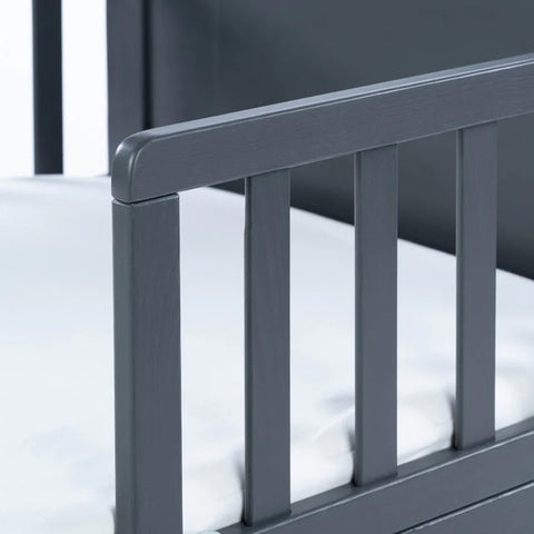 Cama de Transición Montessori con Cajonera Gris OLEX (140 x 70)