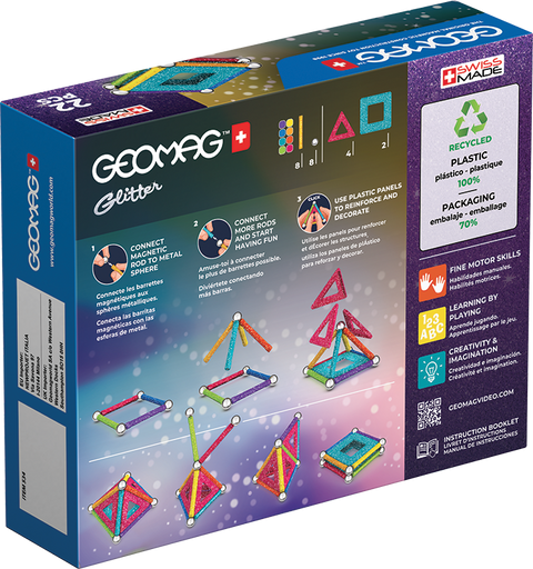 Juego de Creación Magnético Glitter (22 piezas)