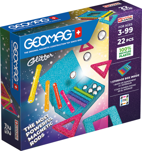 Juego de Creación Magnético Glitter (22 piezas)