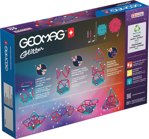 Juego de Creacion Magnético Glitter (60 piezas)