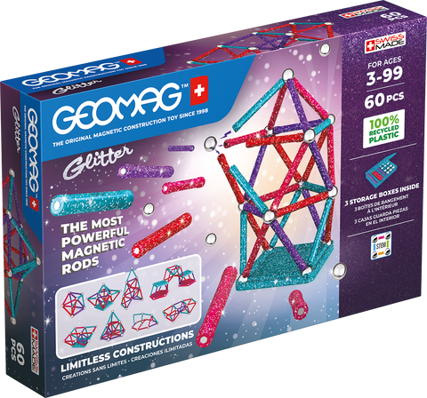 Juego de Creacion Magnético Glitter (60 piezas)