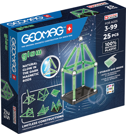 Juego de Creación Magnético Glow (25 piezas)