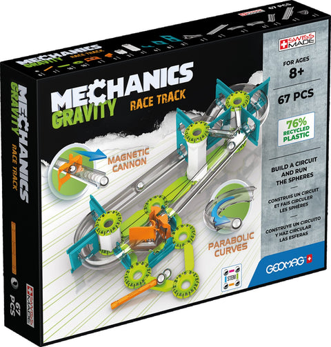 Juego de Creación Magnético Mechanics Gravity Pista (67 piezas)
