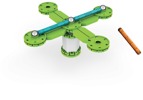 Juego de Creación Magnético Mechanics Motion Compas (35 piezas)