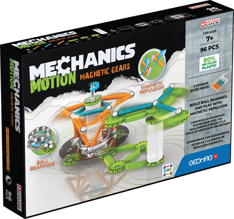 Juego de Creación Magnético Mechanics Motion Engranaje (96 piezas)