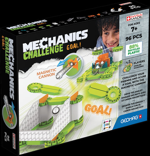 Juego de Creación Magnético Mechanics Challenge Goal! (96 piezas)