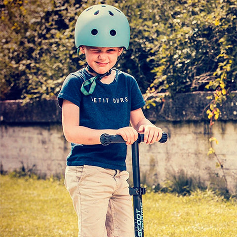 Casco Bicicleta y Scooter Ajustable (Acero)