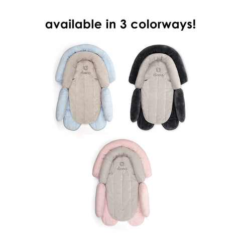 Almohada y Apoya Cabeza para Bebé (Rosado / Marfil)