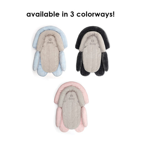 Almohada y Apoya Cabeza para Bebé (Gris / Marfil)