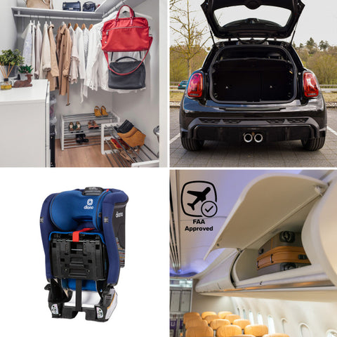 Silla Convertible Diono Radian® 3RXT SafePlus™ - Azul