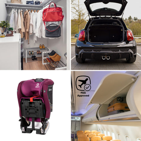 Silla Convertible Diono Radian® 3RXT SafePlus™ - Burdeo