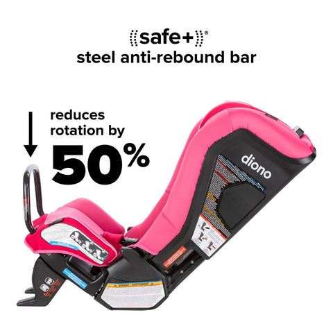 Silla Convertible Diono Radian® 3RXT SafePlus™ - Pink Cotton Candy