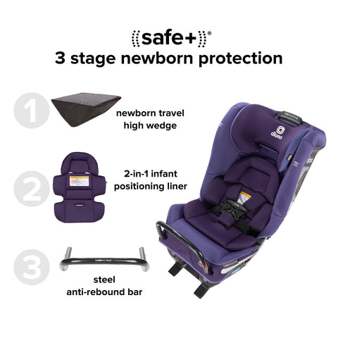 Silla Convertible Diono Radian® 3RXT SafePlus™ - Purple Wildberry