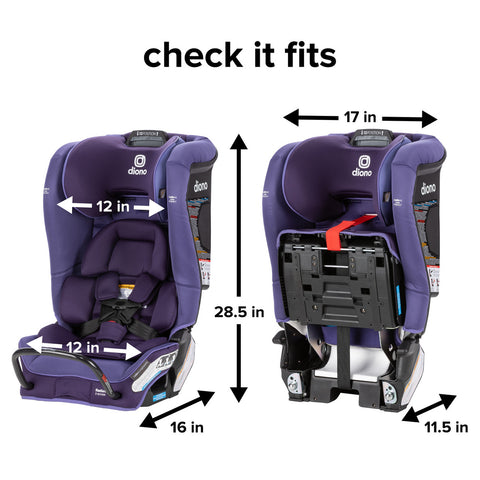 Silla Convertible Diono Radian® 3RXT SafePlus™ - Purple Wildberry