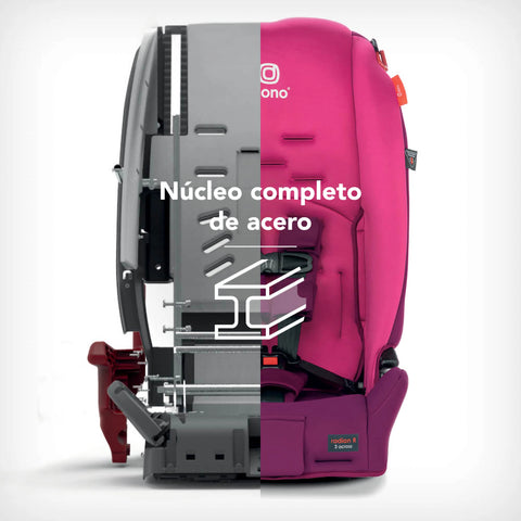 Silla de Auto Convertible Diono Radian® 3R (Burdeo)