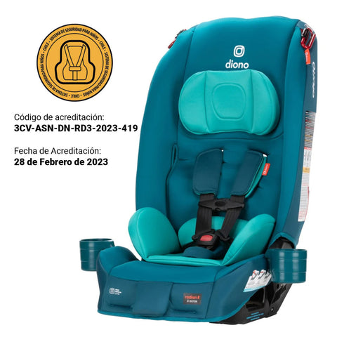 Silla de Auto Convertible Diono Radian® 3R Edición Limitada (Calipso Razz)