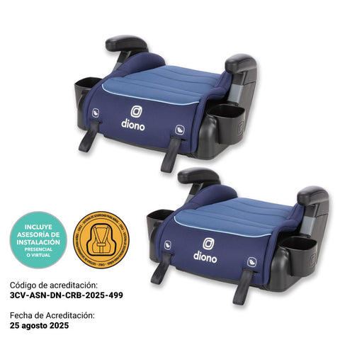 Alzador Connect3® RXT Backless Booster (pack 2 unidades) - Blue Surge