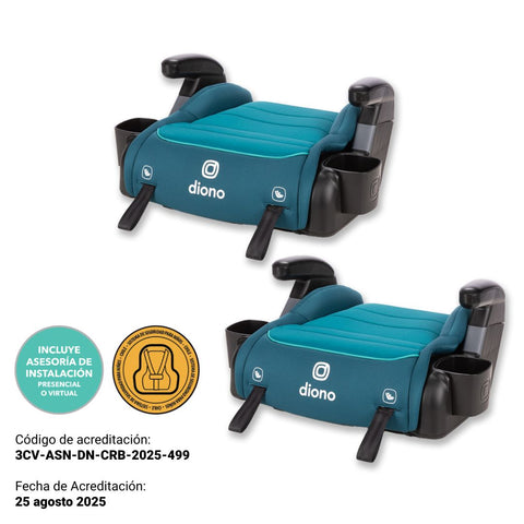 Alzador Connect3® RXT Backless Booster (pack 2 unidades) - Blue Razz Ice