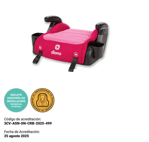 Alzador Connect3® RXT Backless Booster - Pink Cotton Candy