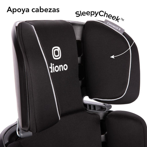 Butaca Connect3® RXT 2-in-1 High-Back Booster - Black Storm